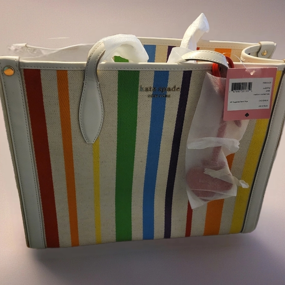 Kate Spade Vibrant Striped Tote - Picture 9 of 9